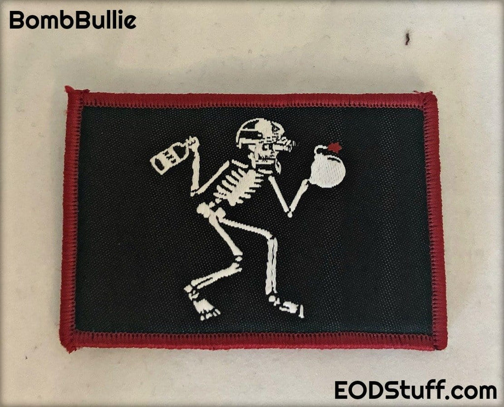 NVG Skeebb™ Patch - Black and Red EOD Patch – BombBullie