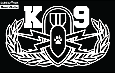 Basic Badge K-9 Decals - Vinyl Transfer Decal