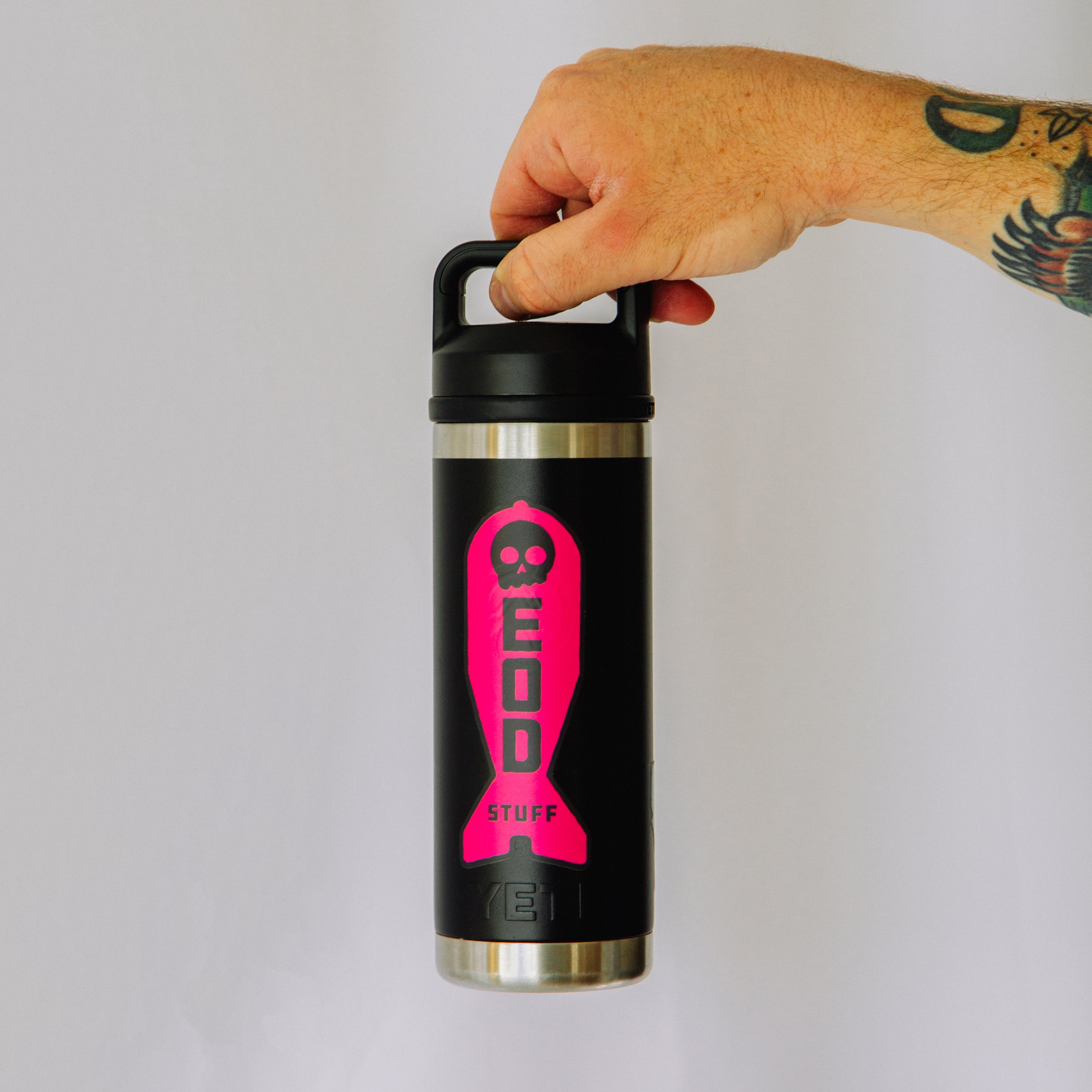 EOD Stuff Nuke Sticker, Pink / Black