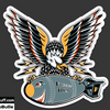 Freedom Bomb Eagle Sticker