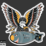 Freedom Bomb Eagle Sticker