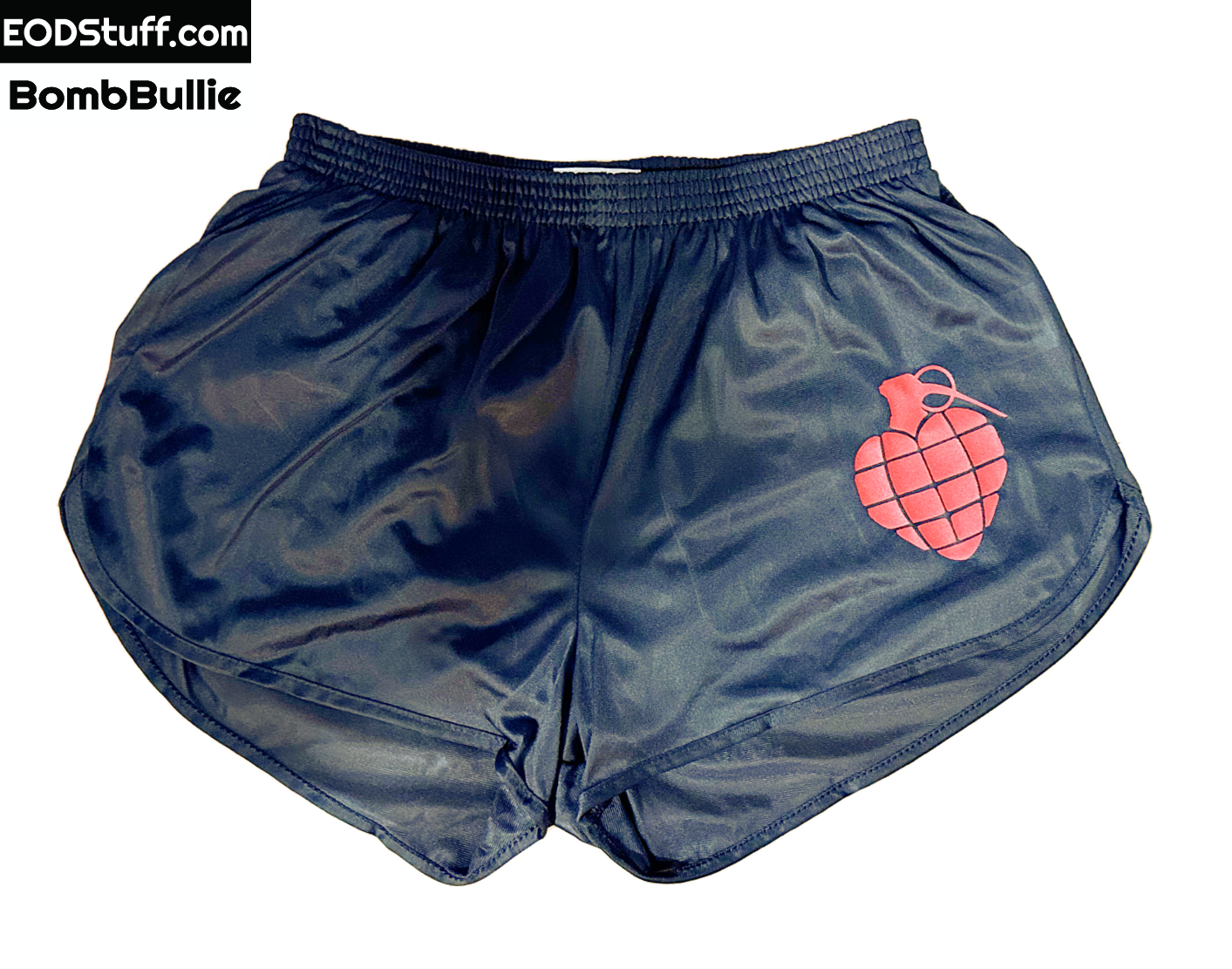 Heart Grenade Silkies - Red Ink on Black Soffe Ranger Panties