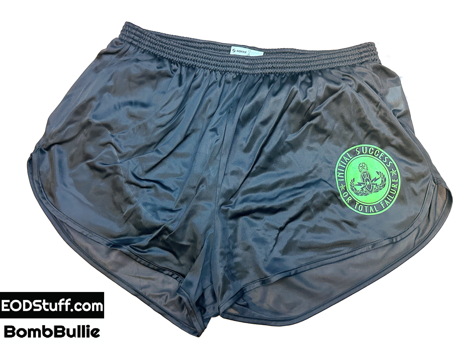 EOD Initial Success or Total Failure Silkies - Green Ink on Black EOD Ranger Panties