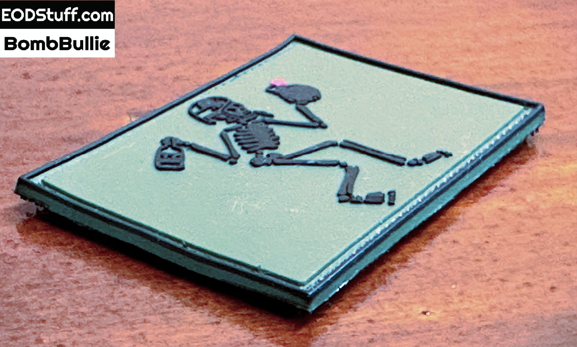 Skeebb™ PVC Patch - Red, Black, and OD Green EOD Patch