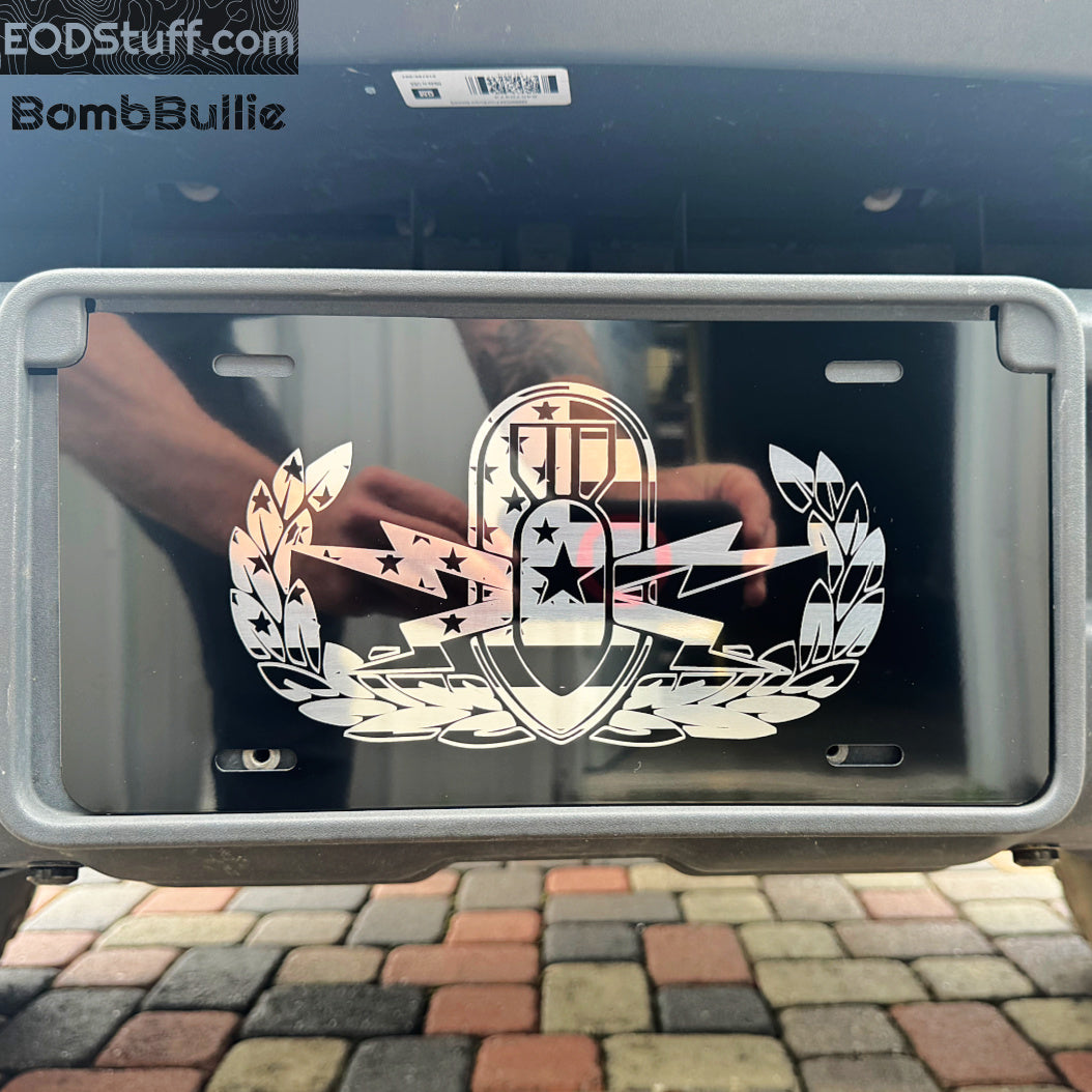 EOD Flag Badge License Plates License Plate