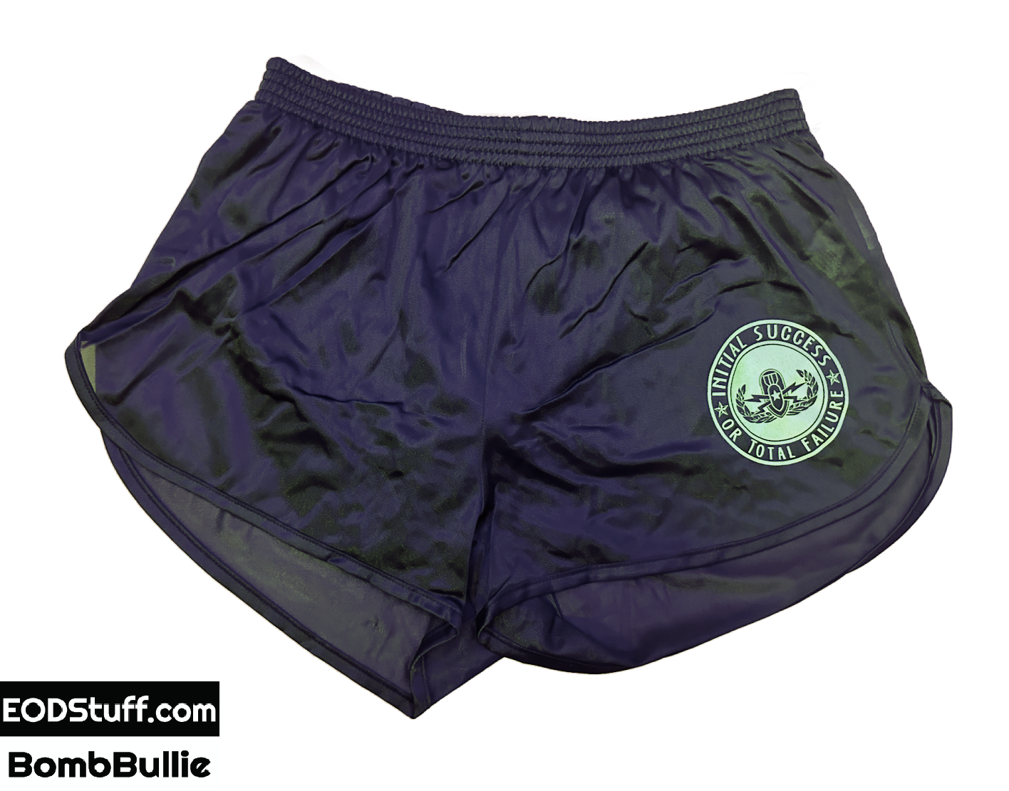 EOD Initial Success or Total Failure Silkies - Green Ink on Black EOD Ranger Panties