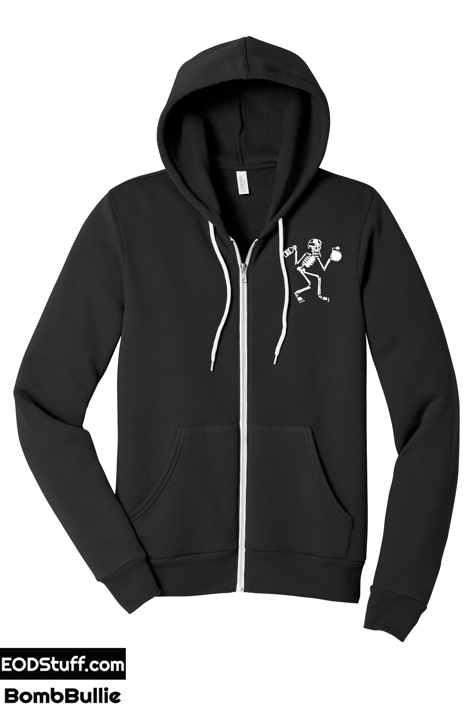 Skeebb™ Unisex Sponge Fleece Zip Up Hoodie - EOD and HDT Hoodie