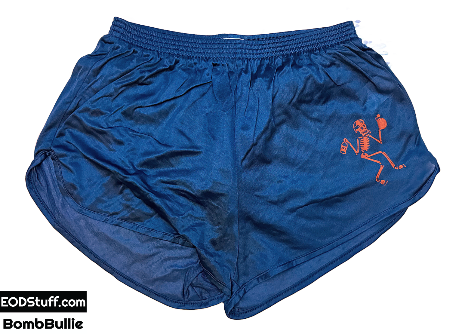 Skeebb™ Silkies - Orange Ink on OD Green and Navy Blue Ranger Panties