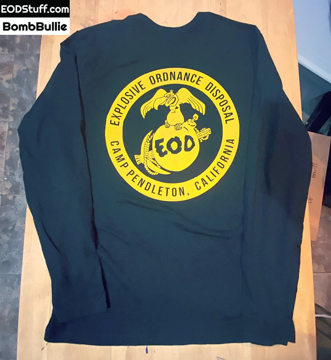 1st EOD PLT Throwback Long Sleeve Tee - USMC EOD