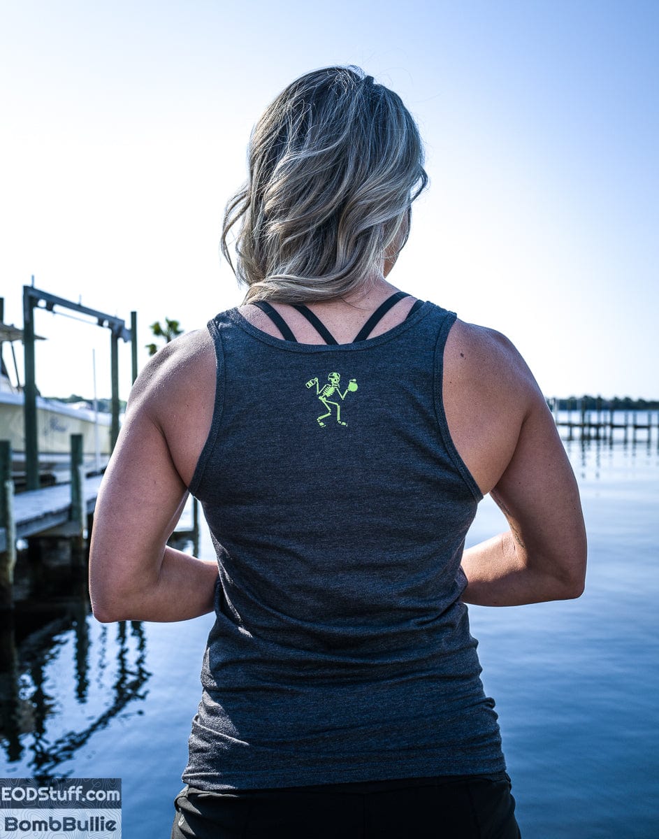 Radioactive Skull EOD Unisex Tank Top