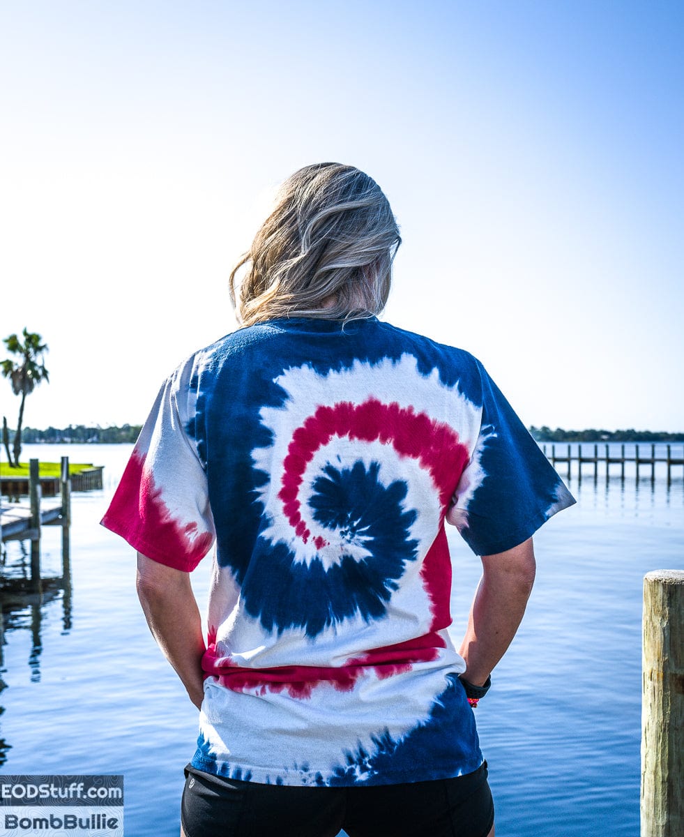 Skeebb "Bomb-Pop" Tie Dye Heavyweight Tee - Unisex EOD Shirt