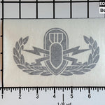 EOD Badge Decals - EOD Vinyl Transfer Decal