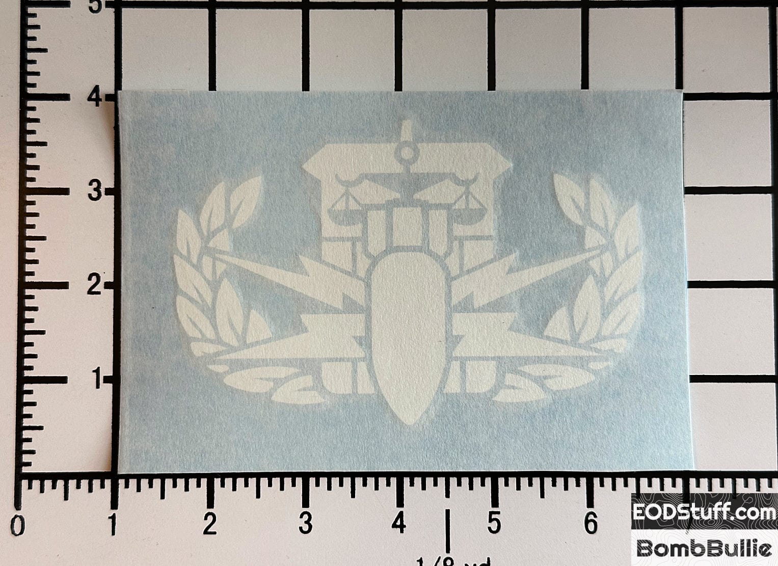 HDT Badge Decals - EOD Vinyl Transfer Decal