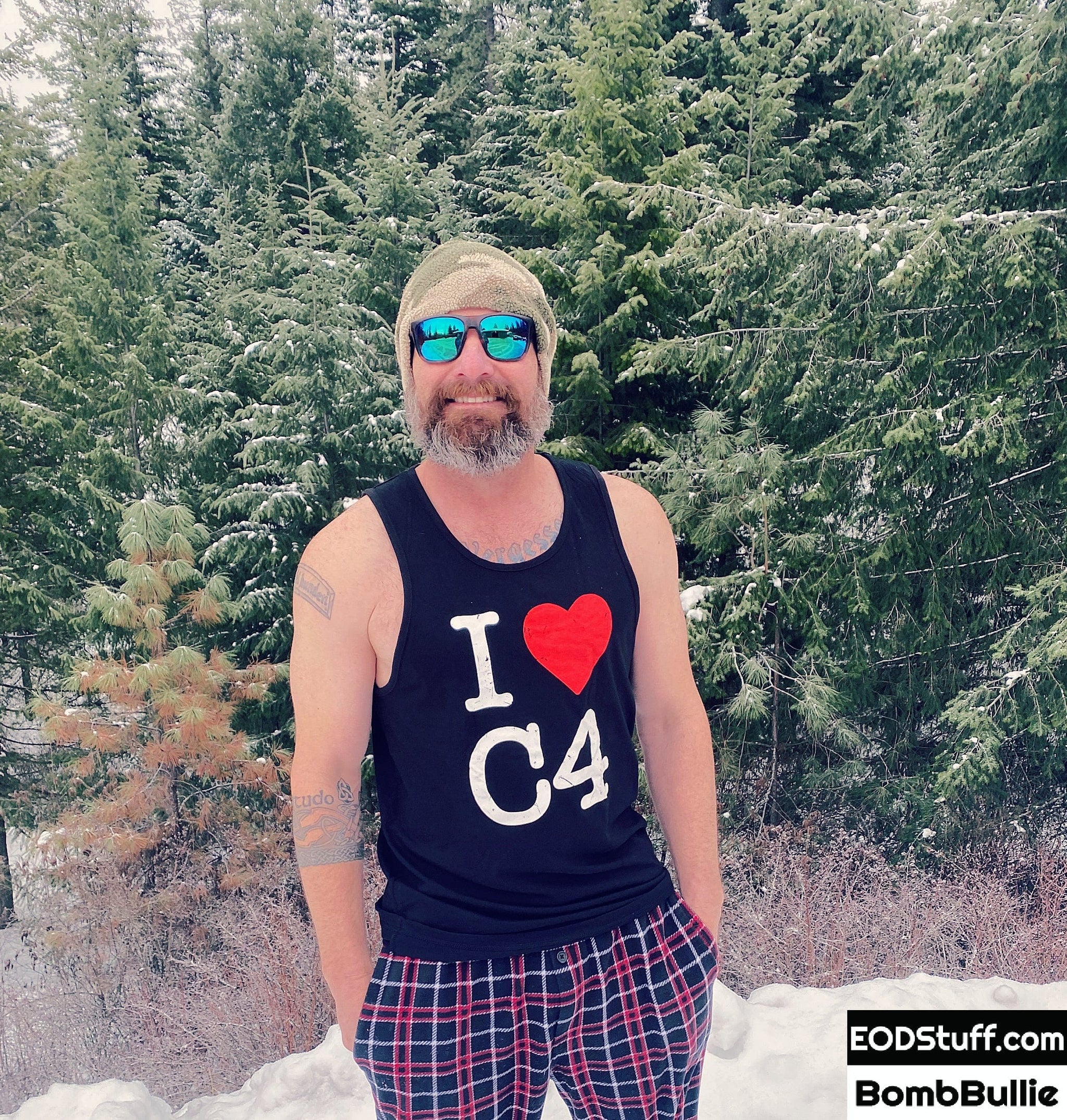 I Heart C4 Unisex Tank Top