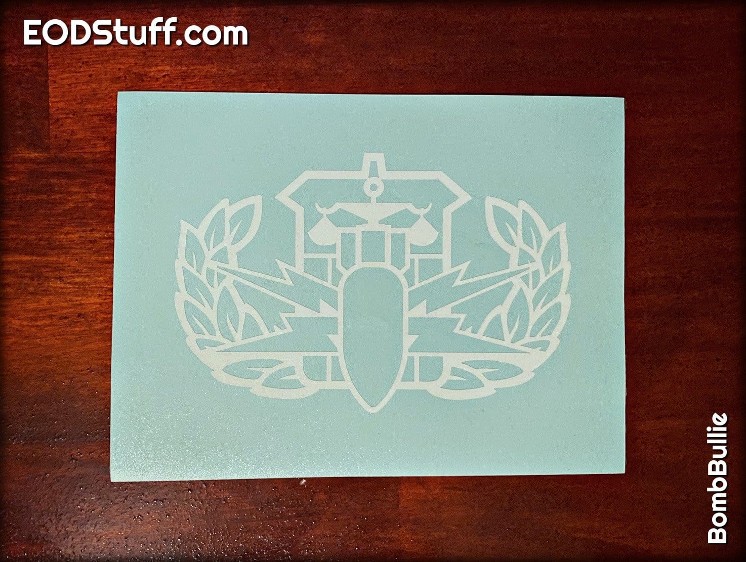 HDT Badge Decals - EOD Vinyl Transfer Decal