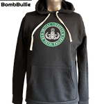 Initial Success or Total Failure Unisex EOD Pullover Hoodie - Green and Light Grey Ink on Black Hoodies