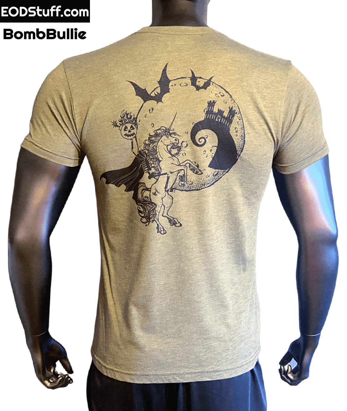 Halloween EOD Unisex Tee - Military Green Triblend EOD Shirt