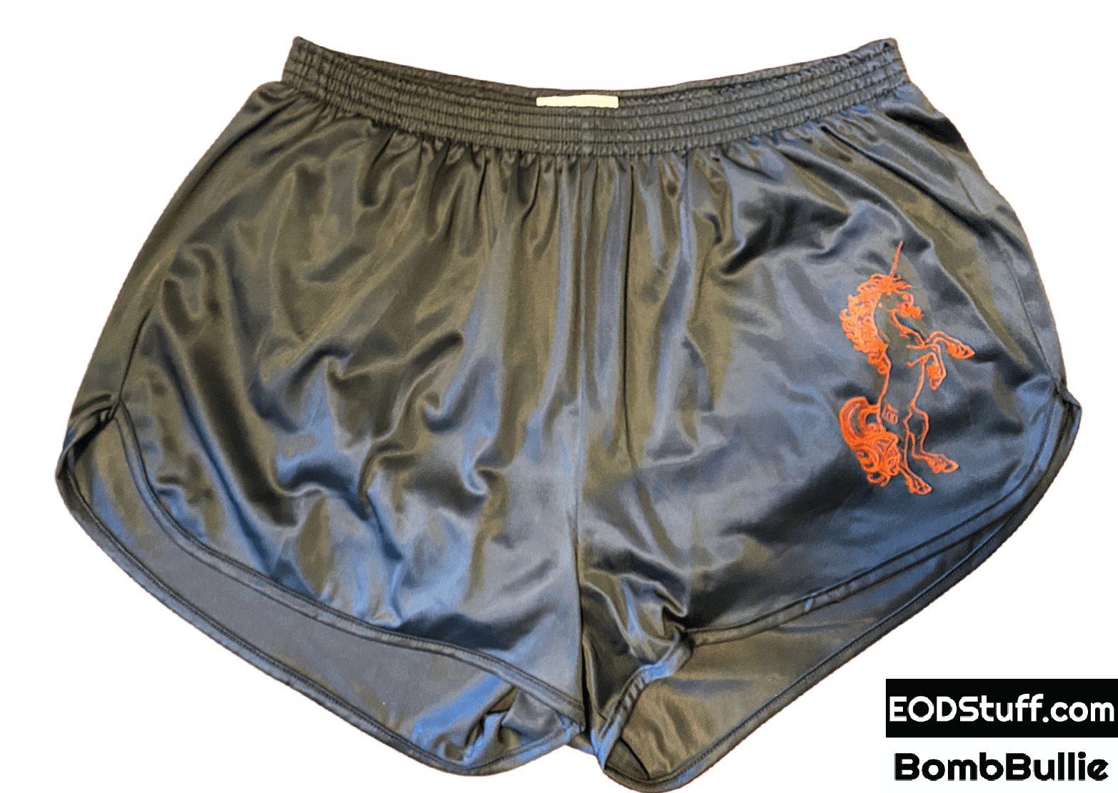 EOD Unicorn Silkies - Red Ink on Black Ranger Panties